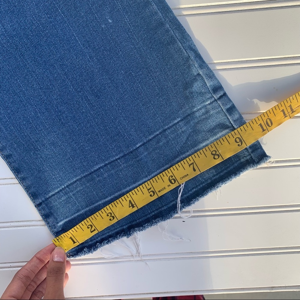 Arizona Blue Flare Distressed Jeans Juniors Size 5 - Picture 13 of 15